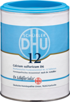 BIOCHEMIE DHU 12 Calcium sulfuricum D 6 Tabletten