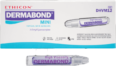 DERMABOND HVD mini topischer Hautkleber Ampullen