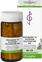 BIOCHEMIE 10 Natrium sulfuricum D 6 Tabletten