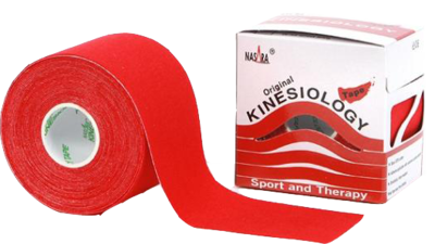 NASARA Kinesiotape 5 cmx5 m rot