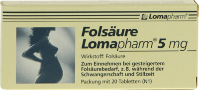 FOLSÄURE LOMAPHARM 5 mg Tabletten