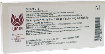 GRANAT D 15 Ampullen