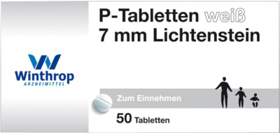 P TABLETTEN weiß 7 mm Teilk.