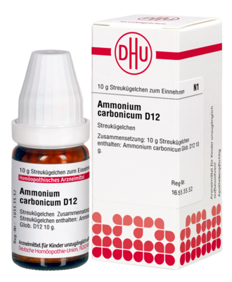 AMMONIUM CARBONICUM D 12 Globuli