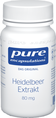 PURE ENCAPSULATIONS Heidelbeer Extrakt 80 mg Kaps.