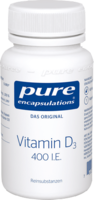 PURE ENCAPSULATIONS Vitamin D3 400 I.E. Kapseln