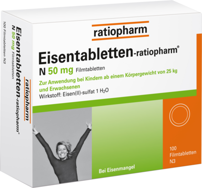 EISENTABLETTEN-ratiopharm N 50 mg Filmtabletten