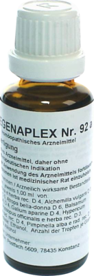 REGENAPLEX Nr.92 a Tropfen zum Einnehmen