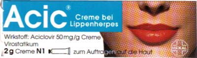 ACIC Creme bei Lippenherpes