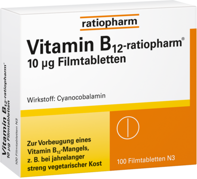 VITAMIN B12-RATIOPHARM 10 µg Filmtabletten