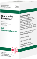 NUX VOMICA PENTARKAN Tabletten