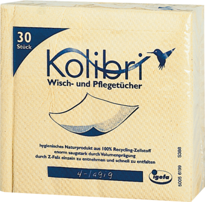 KOLIBRI Wisch- und Pflegetuch 36x40cm 3lagig