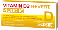 VITAMIN D3 HEVERT 4000 I.E. Tabletten