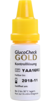 GLUCOCHECK GOLD Kontrolllösung niedrig