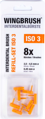 WINGBRUSH Refill-Set Interdentalb.ISO 3 med./large