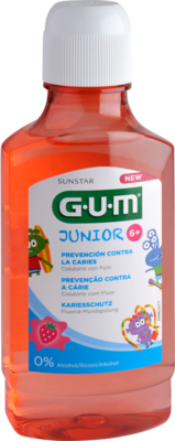 GUM JUNIOR Mundspülung Erdbeere ab 6 Jahren