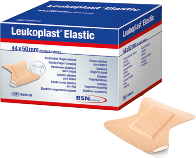 LEUKOPLAST Elastic Fingerkuppenpflaster 44x50 mm