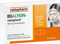 IBU-LYSIN-ratiopharm 293 mg Filmtabletten