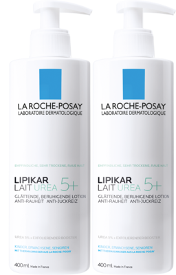 ROCHE-POSAY Lipikar Lait Urea 5+ Lotion Doppelpack